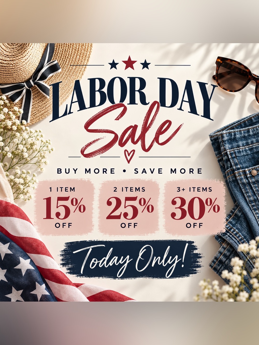 LABOR DAY SALE!!!!!